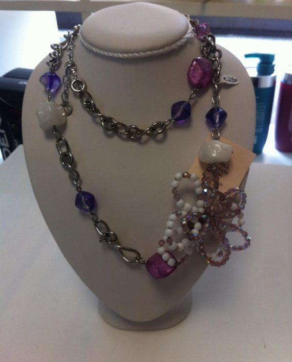 Collana con Cristalli con Particolare Fiore karismashop