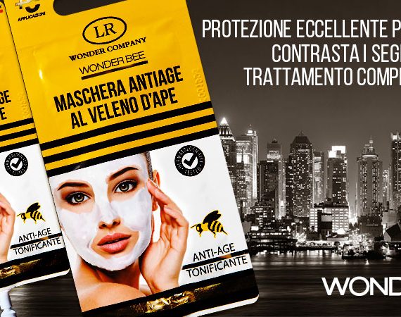 Lr Wonder Bee Maschera Viso Veleno d’Ape 2 karismashop