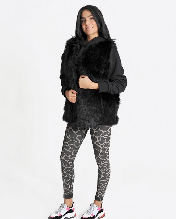 BeGood legging-giraffa-nero-beige-in-dermofibra-cosmetics karismashop