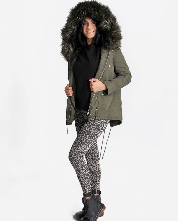 BeGood legging-maculato-nero-beige-in-dermofibra-cosmetics karismashop