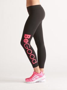 BeGood leggings-sport-snellenti-e-idratanti logo immagliato fucsia 3 karismashop