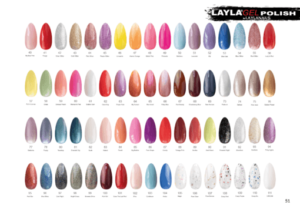Layla Cosmetics Layla Gel Polish A2 Tabella Colore 10 ml. karismashop