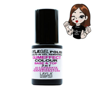Layla Cosmetics Layla Gumeffect Base e Top e Colore 10 ml. karismashop