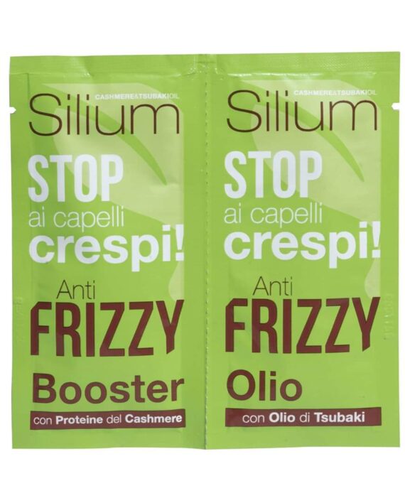 Silium Anti Frizzy Kit Anti Crespo Kit per capelli Olio Tsubaki+Proteine del Cashmere karismashop