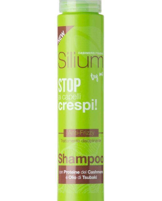 Silium Anti Frizzy Shampoo Trattamento Disciplinante per capelli Olio Tsubaki+Proteine del Cashmere 250 ml. karismashop