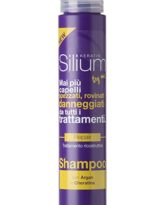 Silium Keratin Shampoo Riparatore per capelli Olio Argan+Cheratina 250 ml. karismashop
