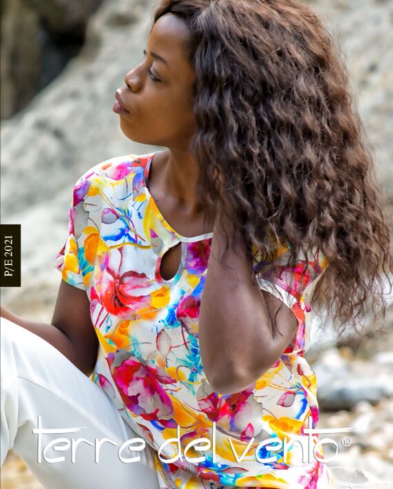 Terre del Vento Algeria Camicia 100% di Seta Fibre Naturale karismashop