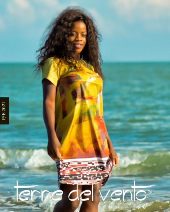 Terre del Vento Giappone Abito 97% di Cotone 3% di Spandex Fibre Naturali karismashop