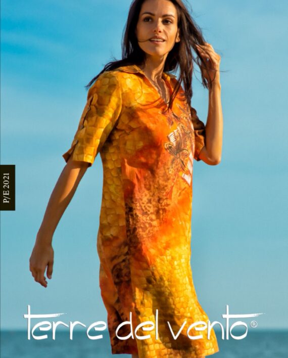 Terre del Vento Libano Abito 100% di Lino Fibre Naturali karismashop