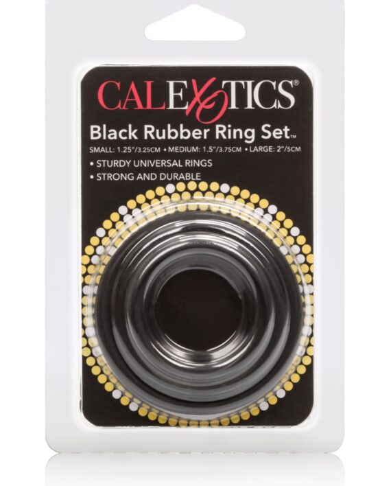 CalExotics Rubber Ring – 3 Piece Set Anello Pene A karismashop