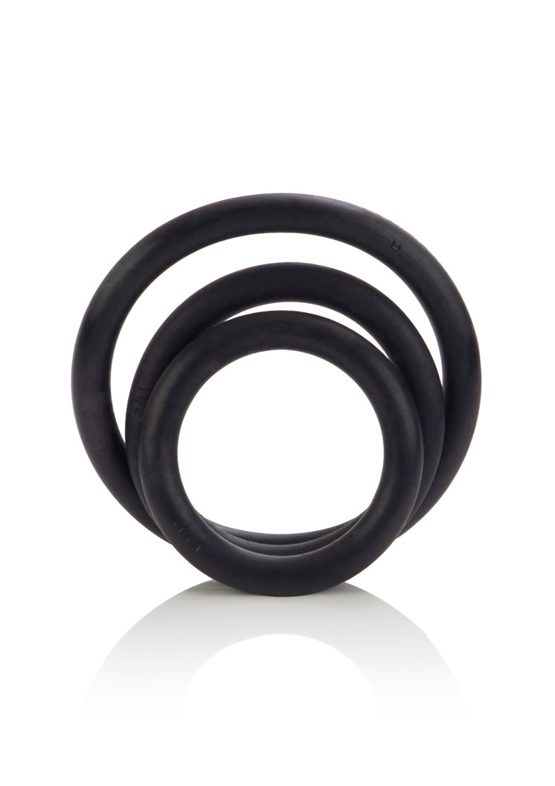 CalExotics Rubber Ring 3 Piece Set Anello Pene - Karisma Shop - Profumeria  Bigiotteria