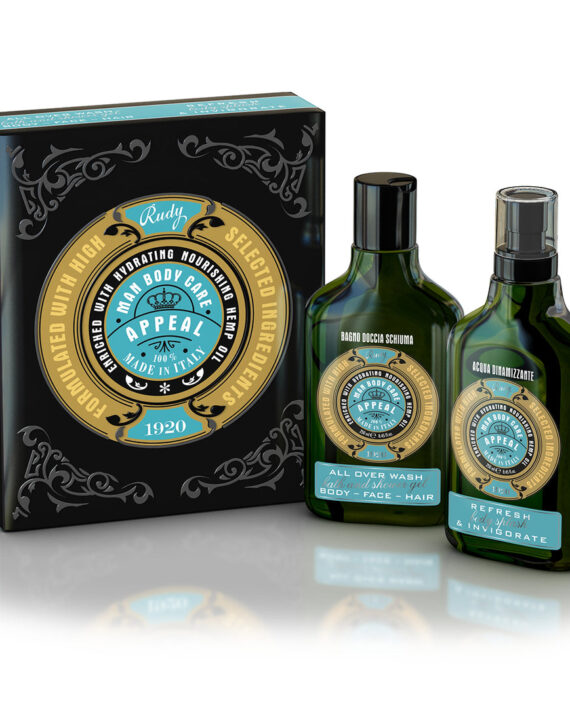 Uomo Rudy Appeal Acqua Dinamizzante 250ml + Bagno Doccia schiuma 250ml karismashop