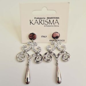 Orecchini a Perno Barocco Strass karismashop