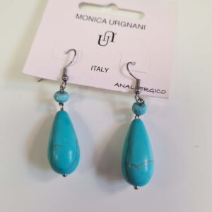 Orecchini a Monachella Aperta Pasta di Turchese karismashop