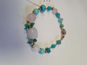 Bracciale Chiusura Moschettone Pietre Durre Agate Quarzi karismashop