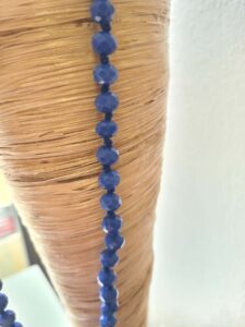 Collana Lunga Cristalli Bluette Particolare karismashop